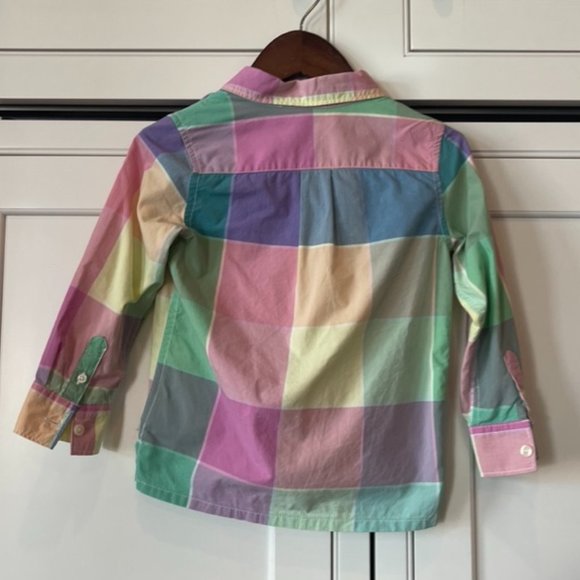 Boys Button Down Long Sleeve Shirt - Picture 4 of 4